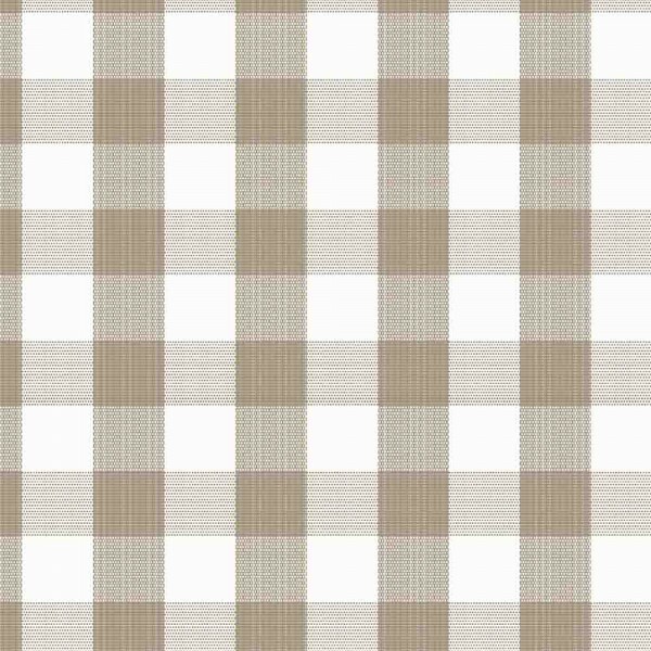 TRICOLINE FIO TINTO XADREZ MEDIO - CAQUI