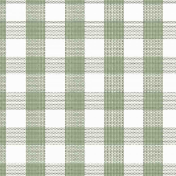 TRICOLINE FIO TINTO XADREZ MEDIO - VERDE OLIVA