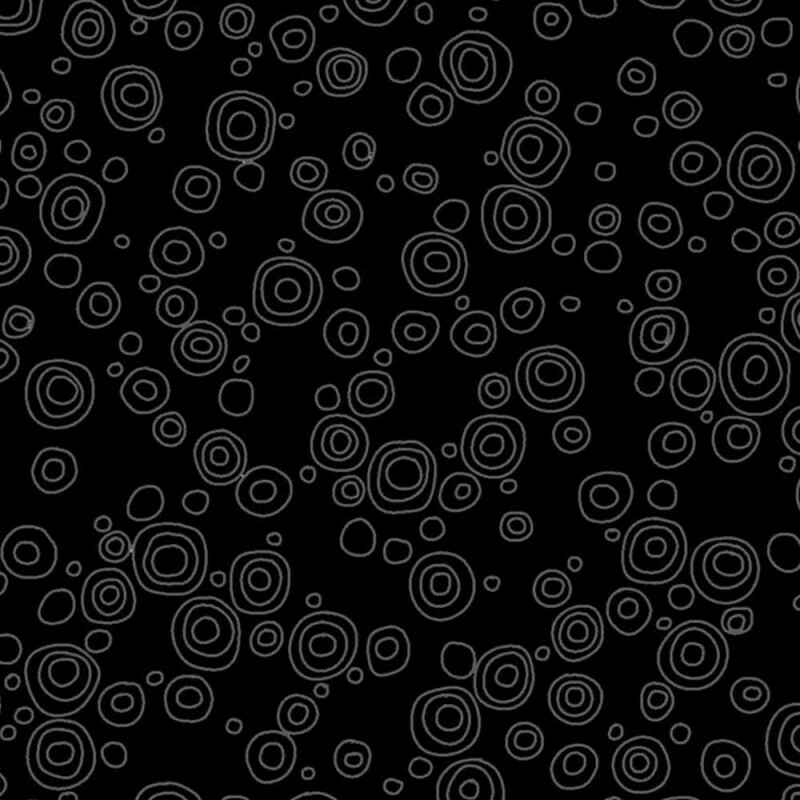 COLEÇÃO BUBBLES - CIRCULOS PRETO