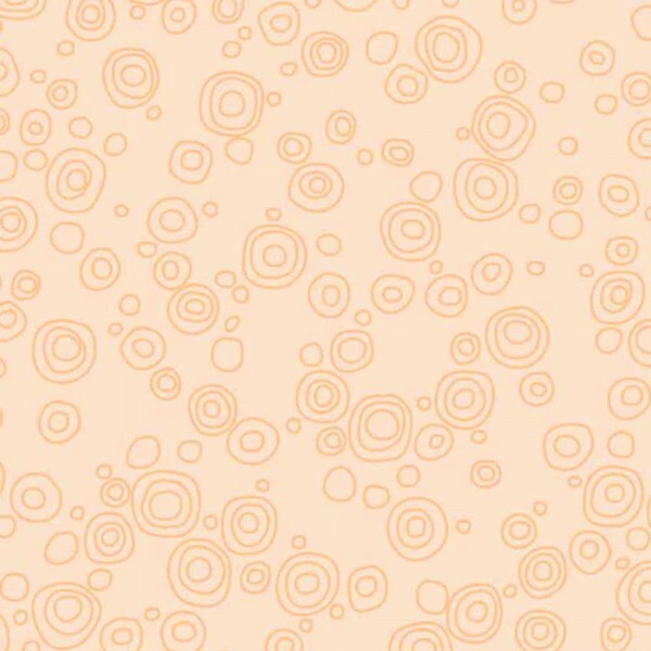 COLEÇÃO BUBBLES - CIRCULOS PESSEGO