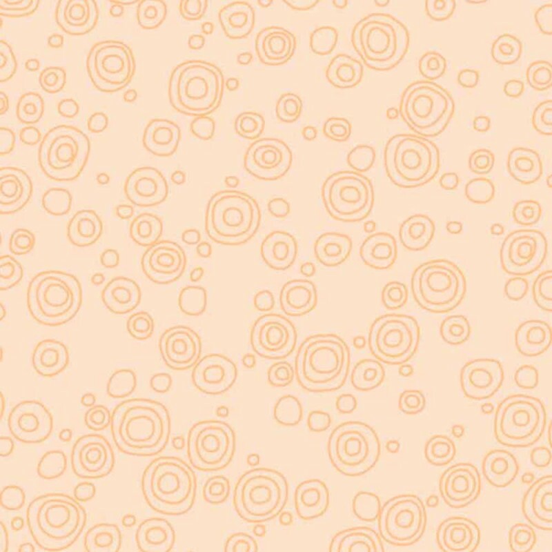 COLEÇÃO BUBBLES - CIRCULOS PESSEGO