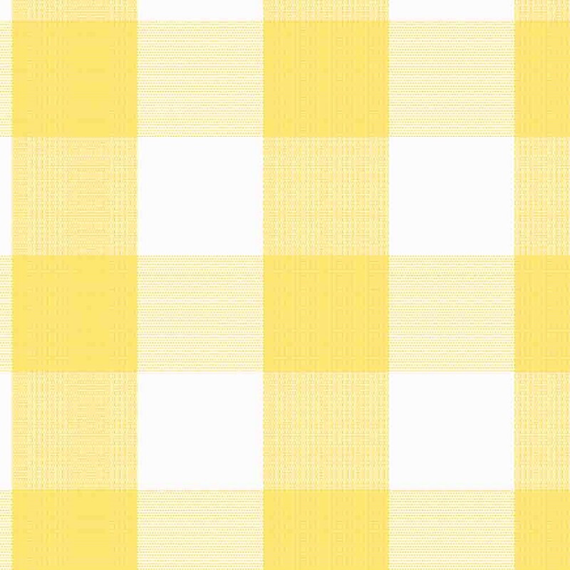 TRICOLINE FIO TINTO XADREZ GRANDE - AMARELO