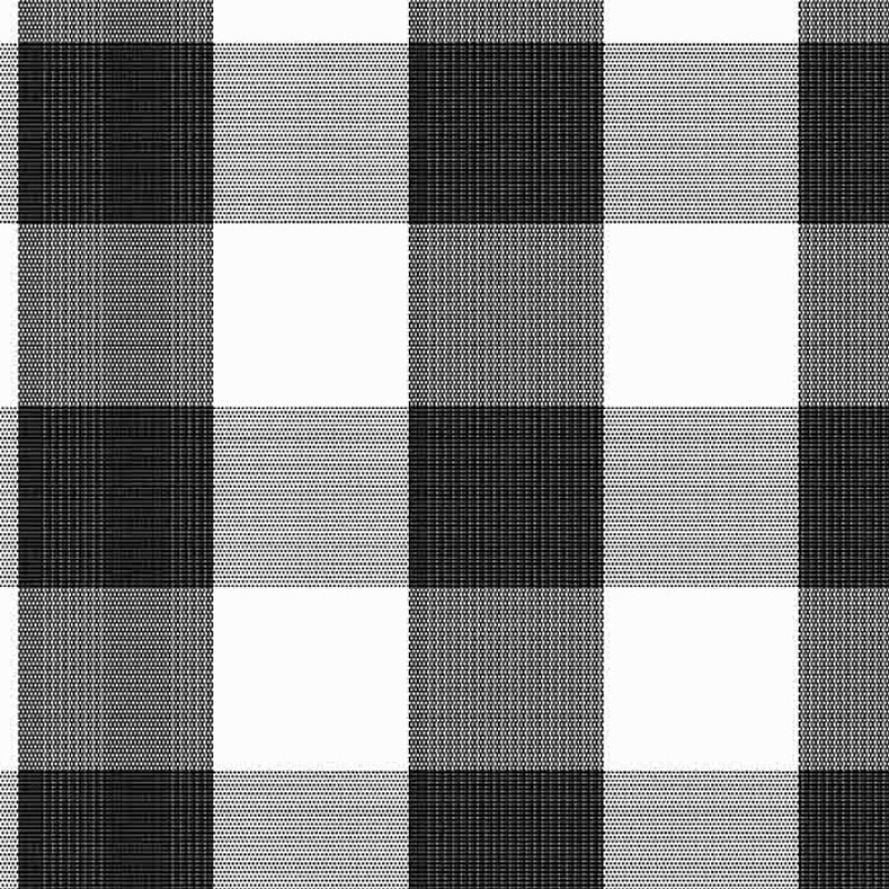 TRICOLINE FIO TINTO XADREZ GRANDE - PRETO