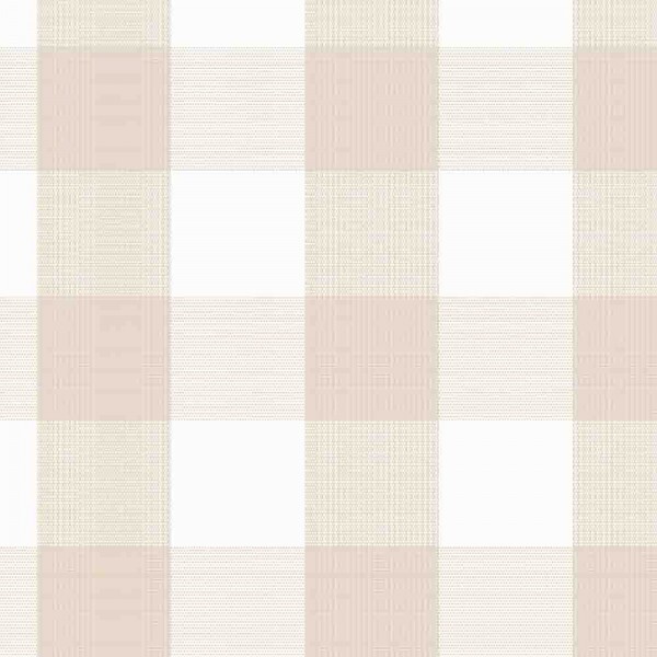 TRICOLINE FIO TINTO XADREZ GRANDE - BEGE CLARO