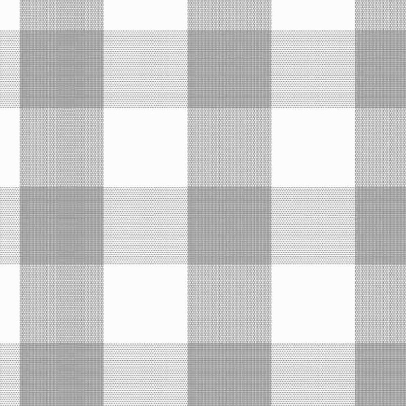 TRICOLINE FIO TINTO XADREZ GRANDE - CINZA