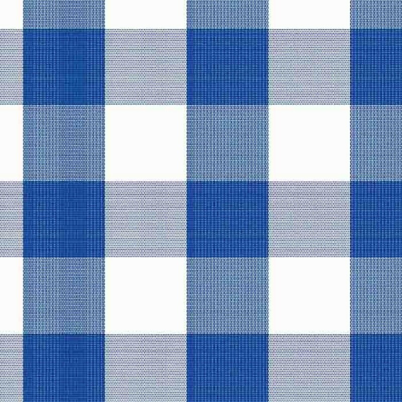 TRICOLINE FIO TINTO XADREZ GRANDE - AZUL ROYAL