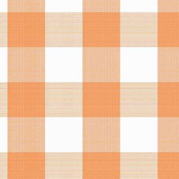 TRICOLINE FIO TINTO XADREZ GRANDE - LARANJA