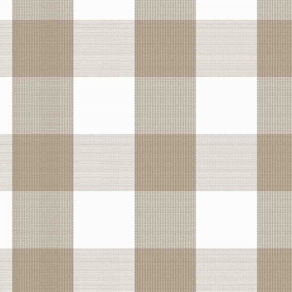 TRICOLINE FIO TINTO XADREZ GRANDE - CAQUI