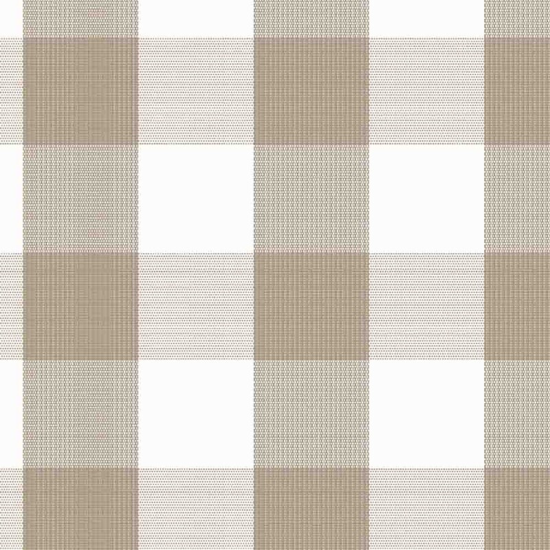 TRICOLINE FIO TINTO XADREZ GRANDE - CAQUI