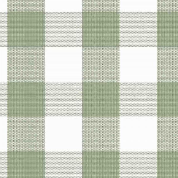 TRICOLINE FIO TINTO XADREZ GRANDE - VERDE OLIVA