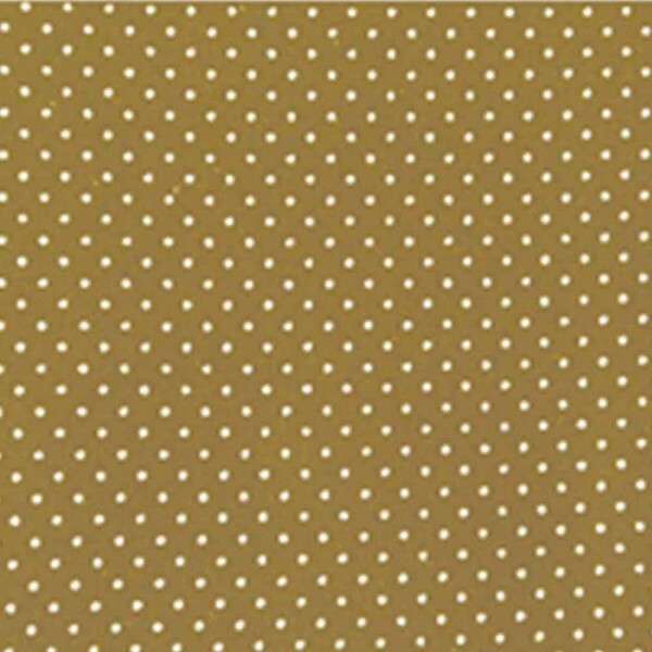 TRIC. BASICS NEW PREMIUM - COLEÇÃO ESSENTIALS - MICRO POAS BRANCO - FUNDO BEGE - ( E047) - T