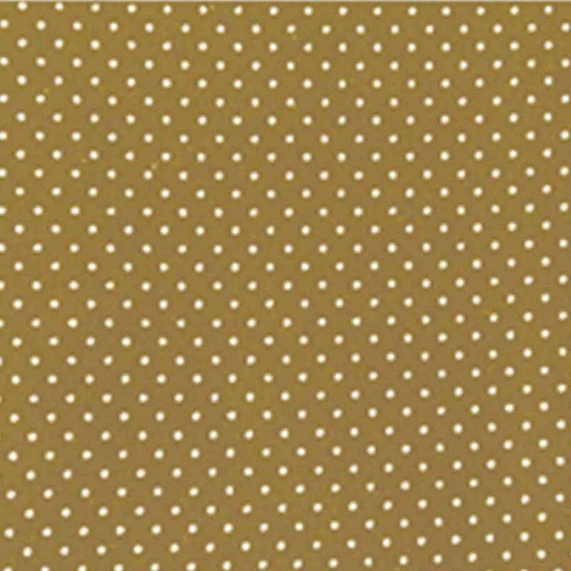 TRIC. BASICS NEW PREMIUM - COLEÇÃO ESSENTIALS - MICRO POAS BRANCO - FUNDO BEGE - ( E047) - T