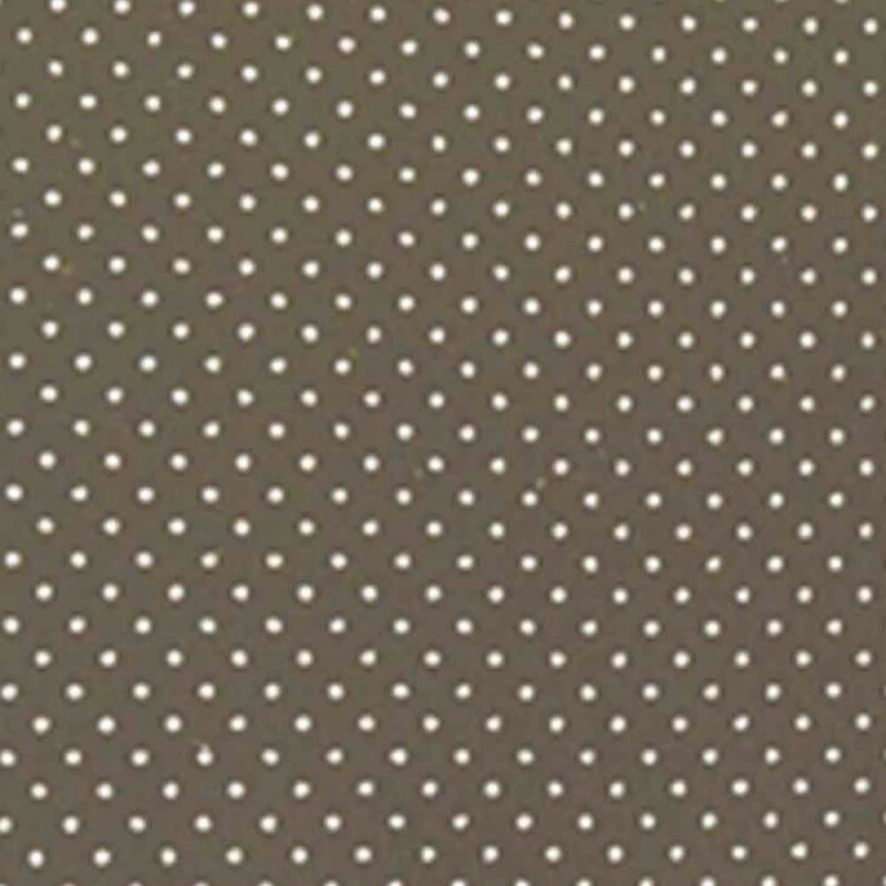 TRIC. BASICS  NEW PREMIUM - COLEÇÃO ESSENTIALS - MICRO POAS BRANCO - FUNDO CINZA MEDIO - ( E047) - T