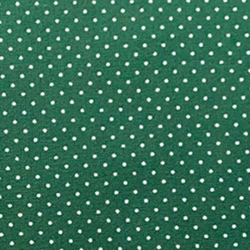 TRIC. BASICS NEW PREMIUM - COLEÇÃO ESSENTIALS - MICRO POAS BRANCO - FUNDO VERDE - ( E047) - T