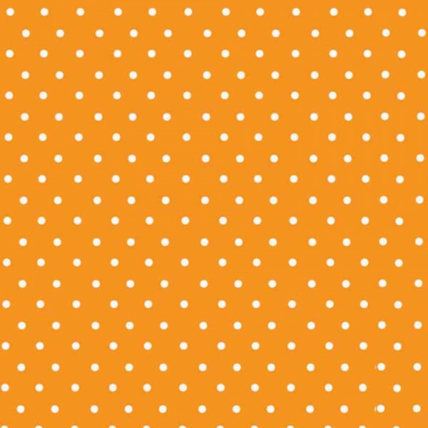 TRIC. BASICS NEW PREMIUM - COLEÇÃO ESSENTIALS - MICRO POAS BRANCO - FD LARANJA- ( E047) - T