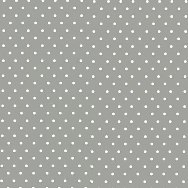 TRIC. BASICS NEW PREMIUM - COLEÇÃO ESSENTIALS - MICRO POAS BRANCO - FUNDO CINZA - ( E047) - T