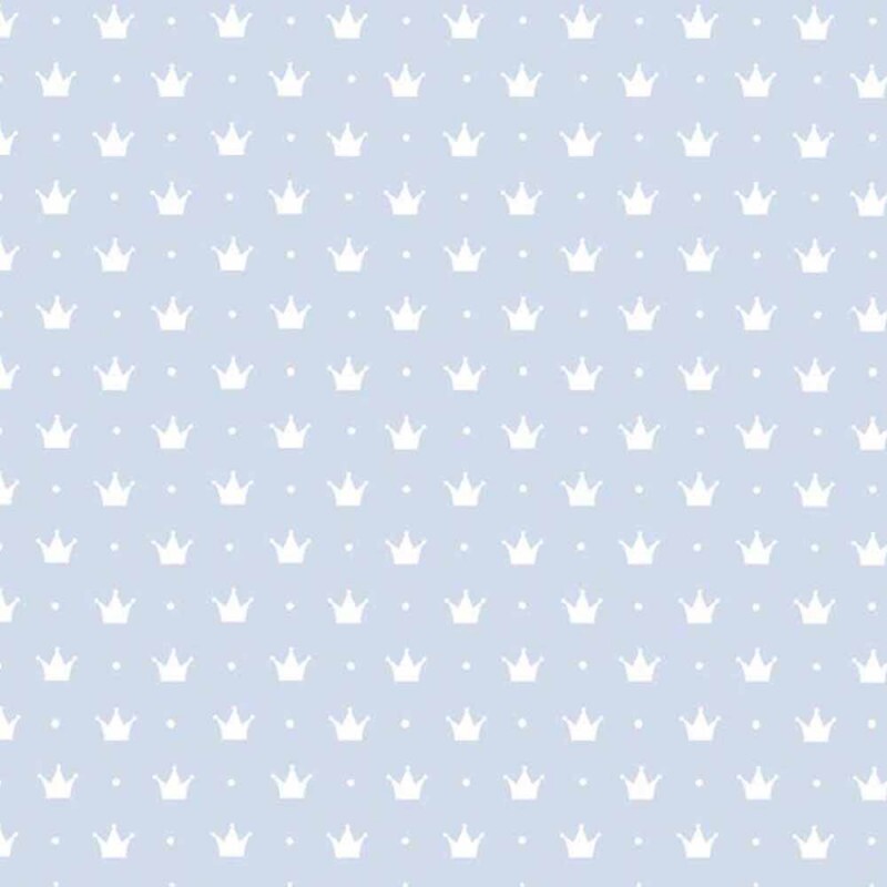 TRIC. NEW PREMIUM - COLEÇÃO ESSENTIALS - COROA PEQUENA FD AZUL BEBE