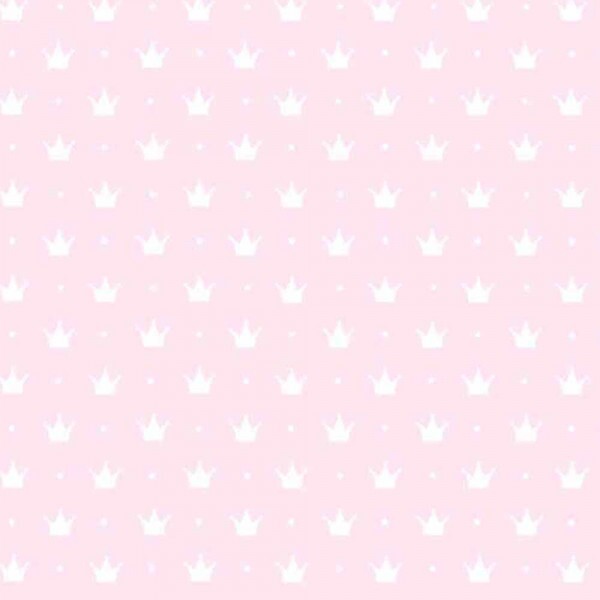 TRIC. NEW PREMIUM - COLEÇÃO ESSENTIALS - COROA PEQUENA FD ROSA BEBE