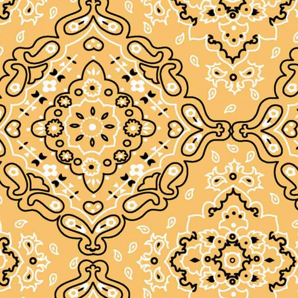 TRIC. NEW PREMIUM - COLEÇÃO ESSENTIALS - BANDANA FD AMERELO