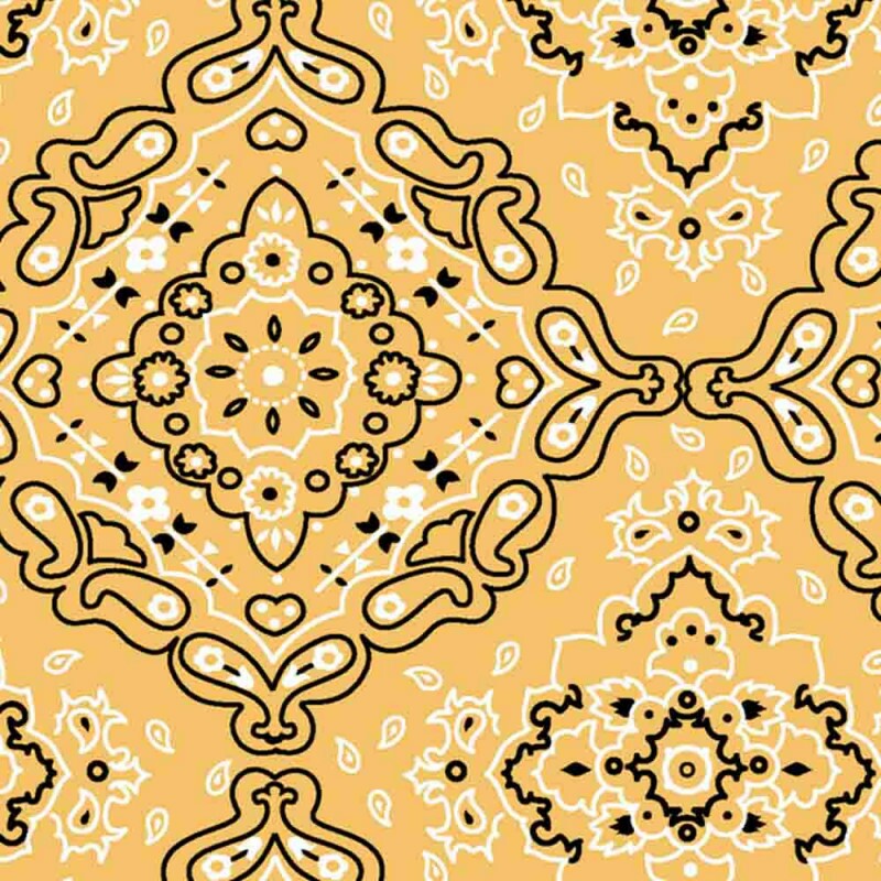 TRIC. NEW PREMIUM - COLEÇÃO ESSENTIALS - BANDANA FD AMERELO