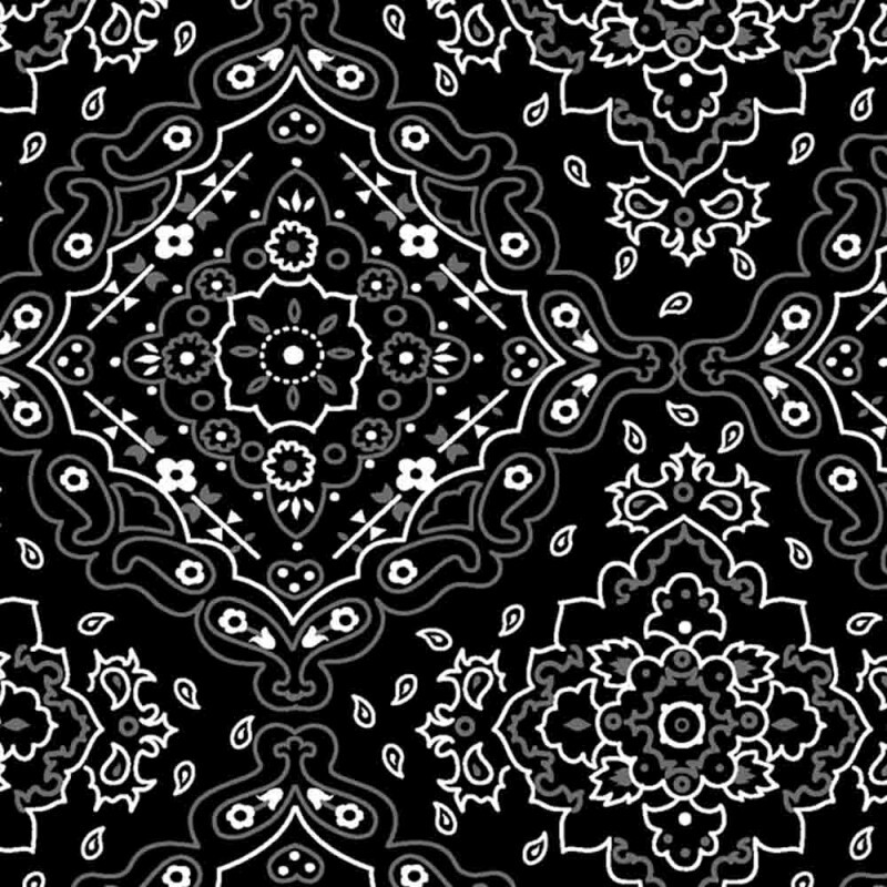 TRIC. NEW PREMIUM - COLEÇÃO ESSENTIALS - BANDANA FD PRETO