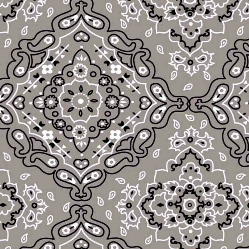 TRIC. NEW PREMIUM - COLEÇÃO ESSENTIALS - BANDANA FD CINZA