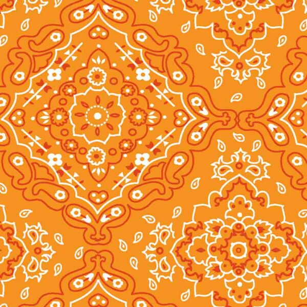 TRIC. NEW PREMIUM - COLEÇÃO ESSENTIALS - BANDANA FD LARANJA