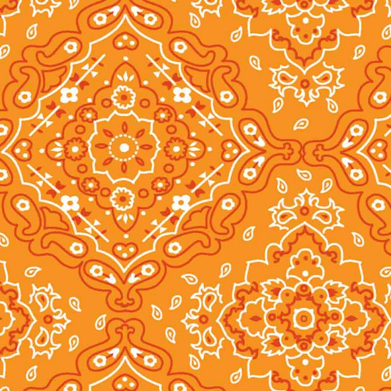 TRIC. NEW PREMIUM - COLEÇÃO ESSENTIALS - BANDANA FD LARANJA