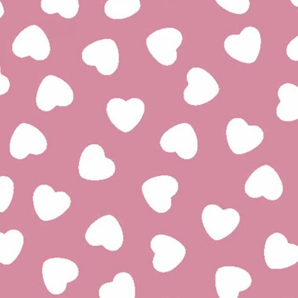 TRIC. NEW PREMIUM - COLEÇÃO ESSENTIALS - CORAÇÃO BRANCO C/ FD ROSA