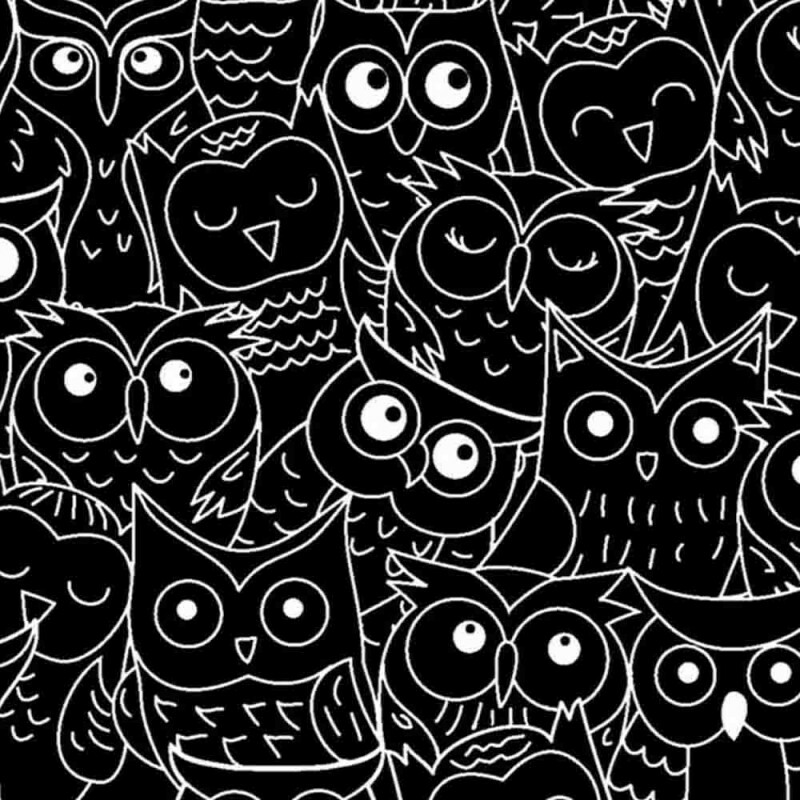 TRIC. NEW PREMIUM - COLEÇÃO ESSENTIALS - CORUJA BRANCO FD PRETO