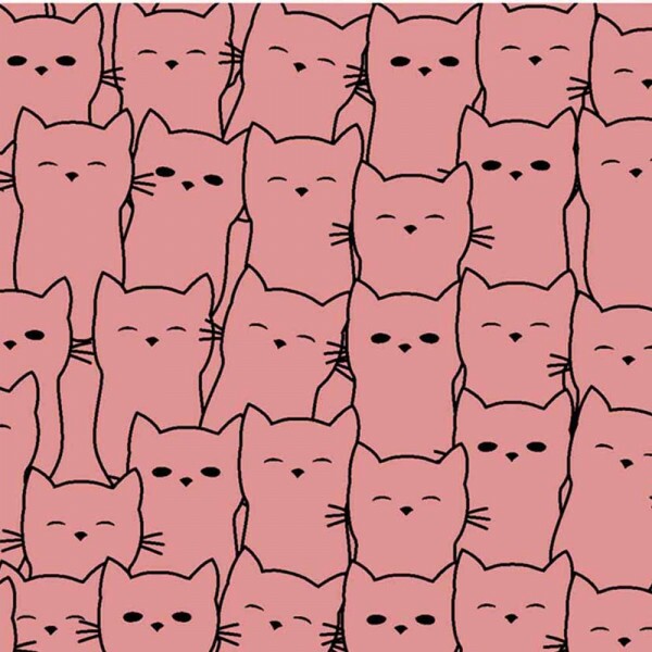 TRIC. NEW PREMIUM - COLEÇÃO ESSENTIALS - FD ROSE C/ CAT PRETO