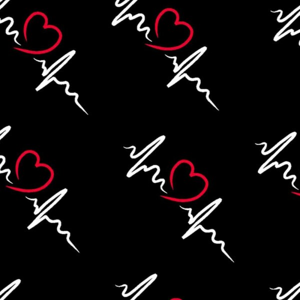 TRIC. NEW PREMIUM - COLEÇÃO ESSENTIALS -  CARDIAC LINES FD PRETO