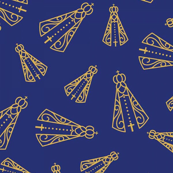 TRIC. NEW PREMIUM - COLEÇÃO ESSENTIALS - NOSSA SENHORA APARECIDA  - FD AZUL