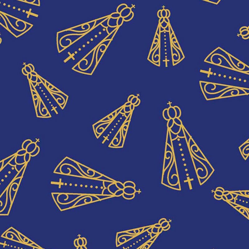 TRIC. NEW PREMIUM - COLEÇÃO ESSENTIALS - NOSSA SENHORA APARECIDA  - FD AZUL