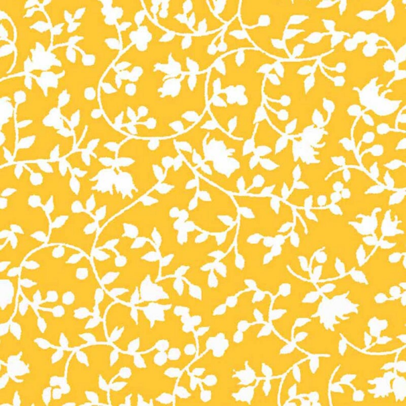 TRIC. NEW PREMIUM - COLEÇÃO ESSENTIALS - FLORAL BRANCO FD AMARELO