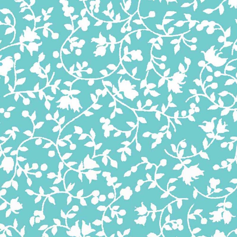 TRIC. NEW PREMIUM - COLEÇÃO ESSENTIALS - FLORAL BRANCO FD TIFFANY