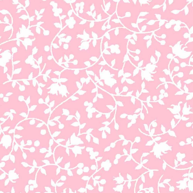 TRIC. NEW PREMIUM - COLEÇÃO ESSENTIALS - FLORAL BRANCO FD ROSA BEBE