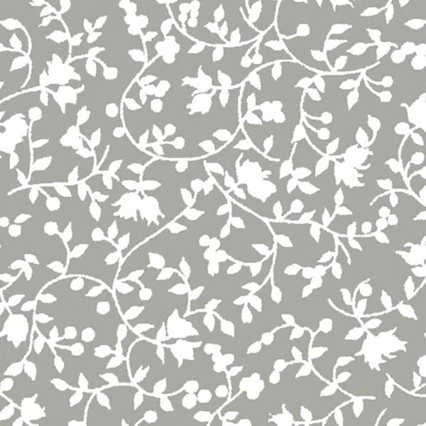 TRIC. NEW PREMIUM - COLEÇÃO ESSENTIALS - FLORAL BRANCO FD CINZA
