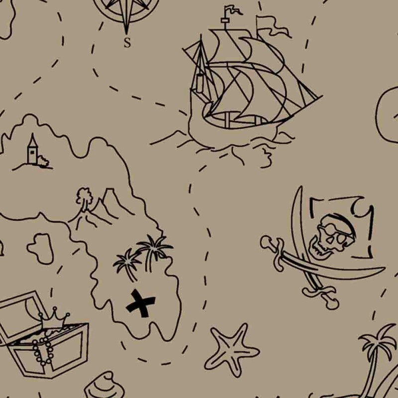 TRIC. NEW PREMIUM - COLEÇÃO ESSENTIALS - PIRATA - FUNDO BEGE