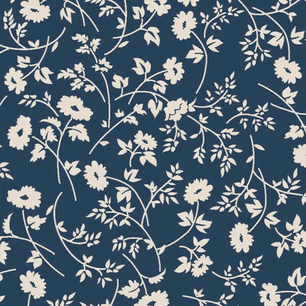 TRIC. NEW PREMIUM - COLEÇÃO ESSENTIALS - FLORAL FUNDO MARINHO