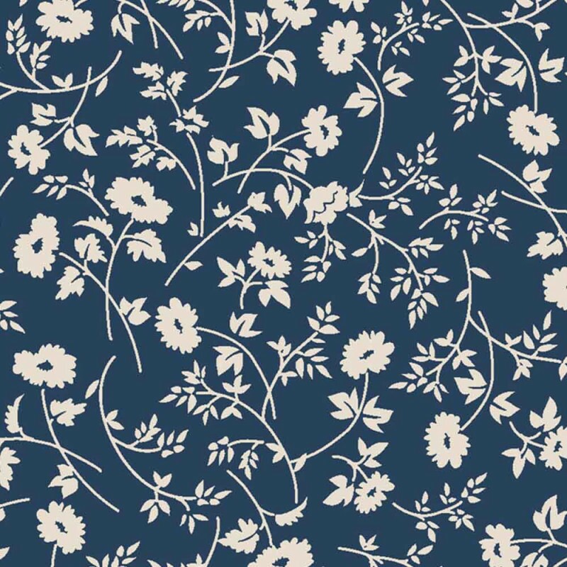 TRIC. NEW PREMIUM - COLEÇÃO ESSENTIALS - FLORAL FUNDO MARINHO