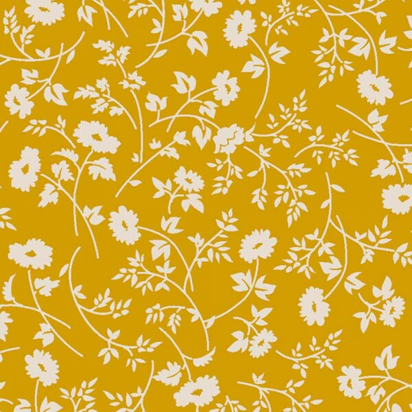 TRIC. NEW PREMIUM - COLEÇÃO ESSENTIALS - FLORAL - FUNCO MOSTARDA