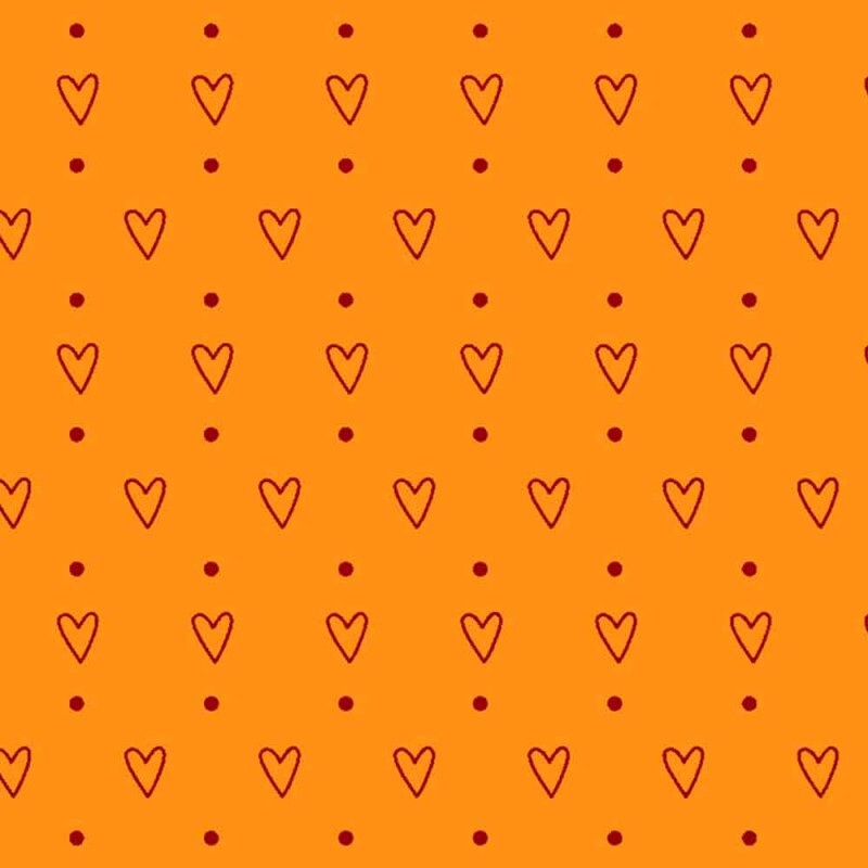 TRIC. NEW PREMIUM - COLEÇÃO ESSENTIALS - CORAÇÃO FD LARANJA