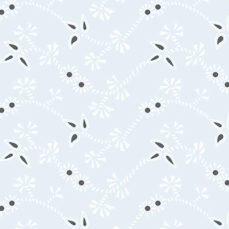 TRIC. NEW PREMIUM - COLEÇÃO ESSENTIALS - LAISE FLORAL FD AZUL CL