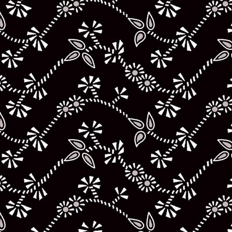 TRIC. NEW PREMIUM - COLEÇÃO ESSENTIALS - LAISE FLORAL FD PRETO