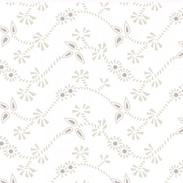 TRIC. NEW PREMIUM - COLEÇÃO ESSENTIALS - LAISE FLORAL FD BRANCO