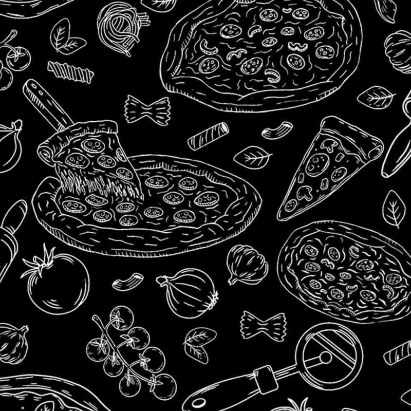 TRIC. NEW PREMIUM - COLEÇÃO ESSENTIALS - PIZZA FD PRETO