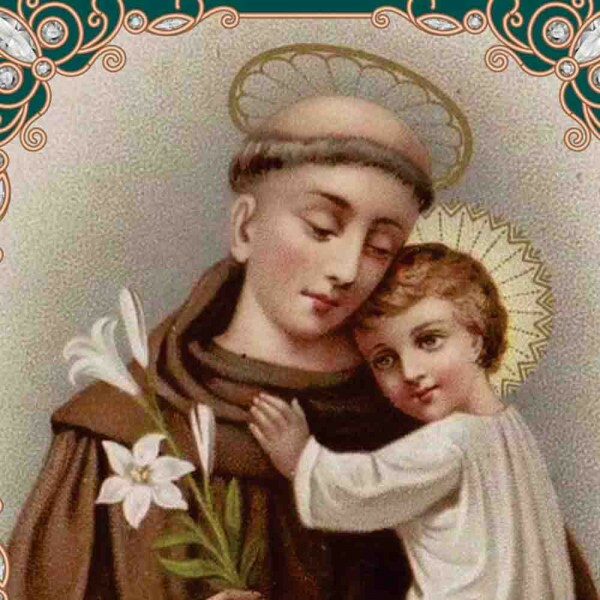 DIGITAL - BARRADO DE SANTOS GRANDE 20CM X 20CM - ( 9000-51 ) - P