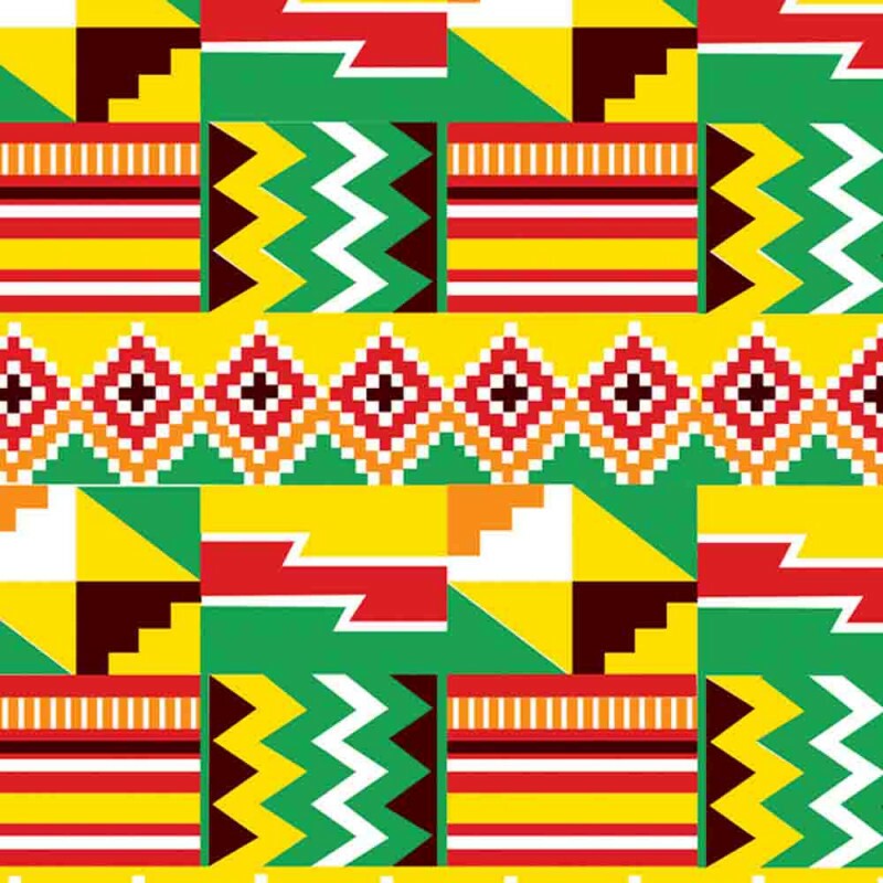 COLEÇÃO AFRICA DIGITAL - AMARELO C/ VERDE - ( 80173 VAR,01 ) - ( E8203 ) - P