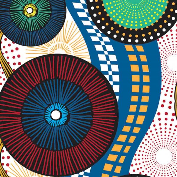 COLEÇÃO AFRICA DIGITAL - VERDE C/ BRANCO  - ( 80171 VAR,01 ) - ( E8205 ) - P